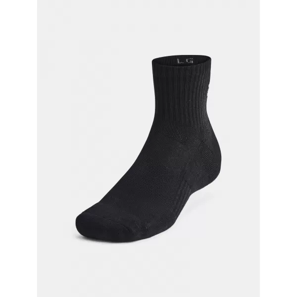 Čarape UNDER ARMOUR UNISEX UA TC QTR (3 PÁRY) 1386372-001 CRNA 