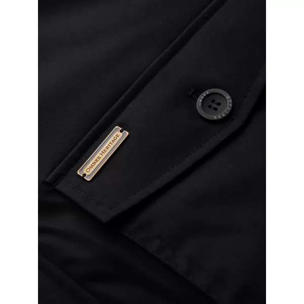  Muška parka OMBRE OM-JAPJ-0287 CRNA 