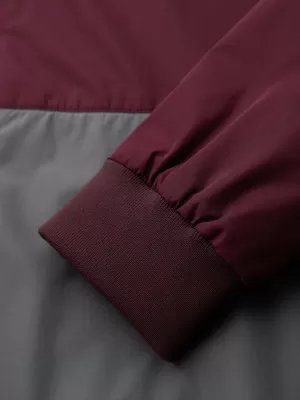 Muška jakna OMBRE OM-JANP-0242 BORDO-SIVA
