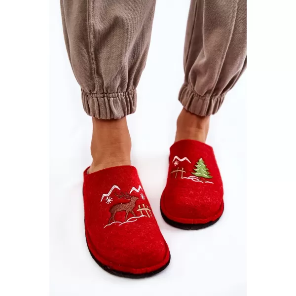  Ženske papuče BIG STAR KK276017 RED/BEIGE Big Star Shoes 