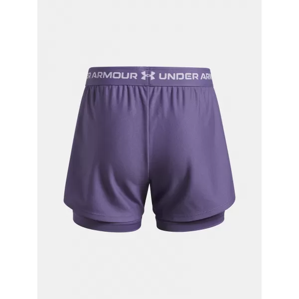  Kratke hlače za djevojčice UNDER ARMOUR UA TECH PLAY UP 2N1 SHORT 6004985-520 LJUBIČASTA 