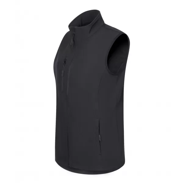 Ženski softshell prsluk ALTISPORT NoPrint NP/ALW965 EBANOVINA SIVA 