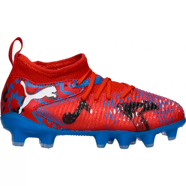 Dječje cipele PUMA FUTURE 8 MATCH PLAY FG/AG JR 108750-01 CRVENI/CRNI/PLAVI/RUŽIČASTI PIKSELI 