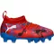 Dječje cipele PUMA FUTURE 8 MATCH PLAY FG/AG JR 108750-01 CRVENI/CRNI/PLAVI/RUŽIČASTI PIKSELI