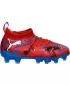 Dječje cipele PUMA FUTURE 8 MATCH PLAY FG/AG JR 108750-01 CRVENI/CRNI/PLAVI/RUŽIČASTI PIKSELI