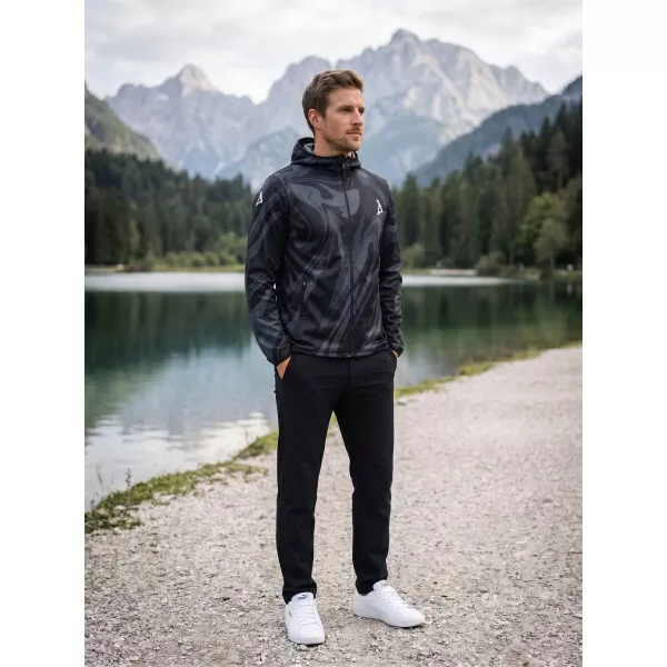  Muška vrhunska softshell jakna ALTISPORT VOJ/ALM072JACK01 CRNA 