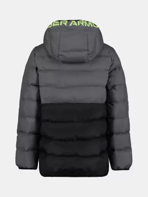 Jakna za dječaka UNDER ARMOUR UA PRONTO COLORBLOCK PUFFER JACKET UJFIM09F-021 SIVA
