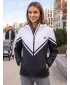 Ženska vrhunska softshell jakna ALTISPORT VOJ/ALW101JACK01 CRNO-BIJELO