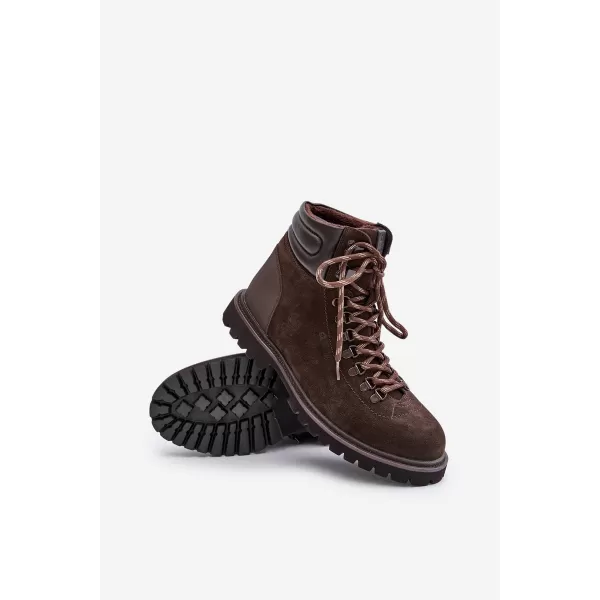  Muške cipele BIG STAR OO174644 SMEĐA/BEŽ Big Star Shoes 