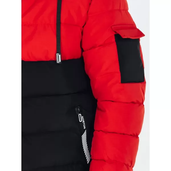  Muška jakna DSTREET TX5100 CRNO/CRVENO 