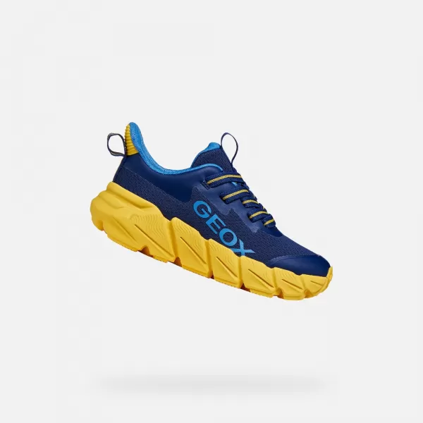  Tenisice za dječake GEOX FLEXYPER FAST J46N1A0149JC0657 TAMNOPLAVA 
