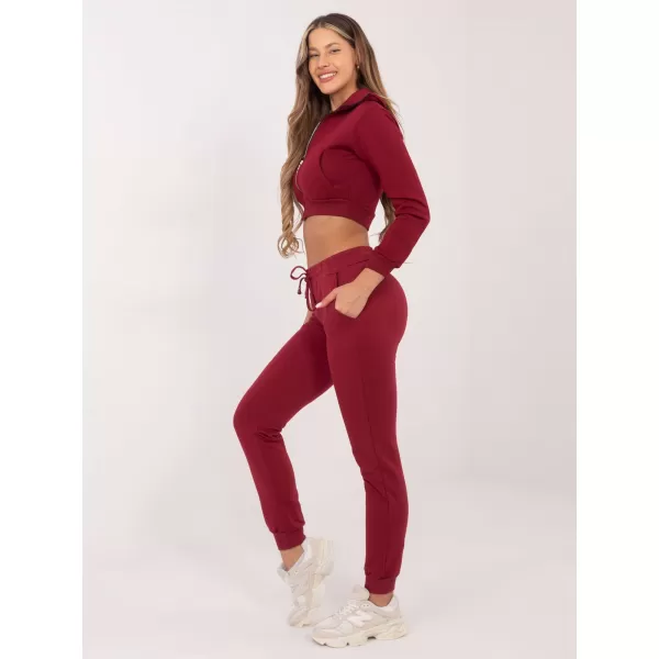  Ženske trenirke BASIC FEEL GOOD RV-DR-5040.04X TAMNOCRVENA 