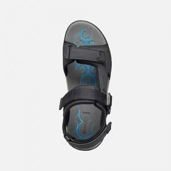  Muške sandale GEOX SPHERICA EC5 G014391 CRNA 