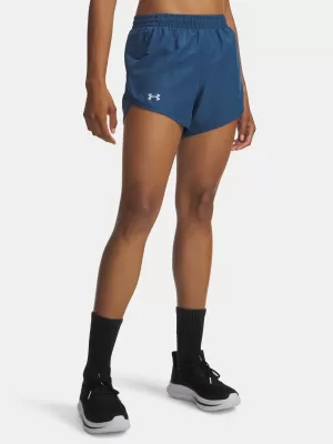 Ženske kratke hlače UNDER ARMOUR UA FLY BY 3'' SHORTS 1382438-498 PLAVA