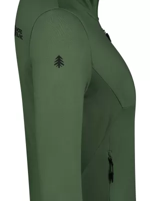 Ženska powerfleece majica NORDBLANC SEDGE NBWFL8291 ZELENA