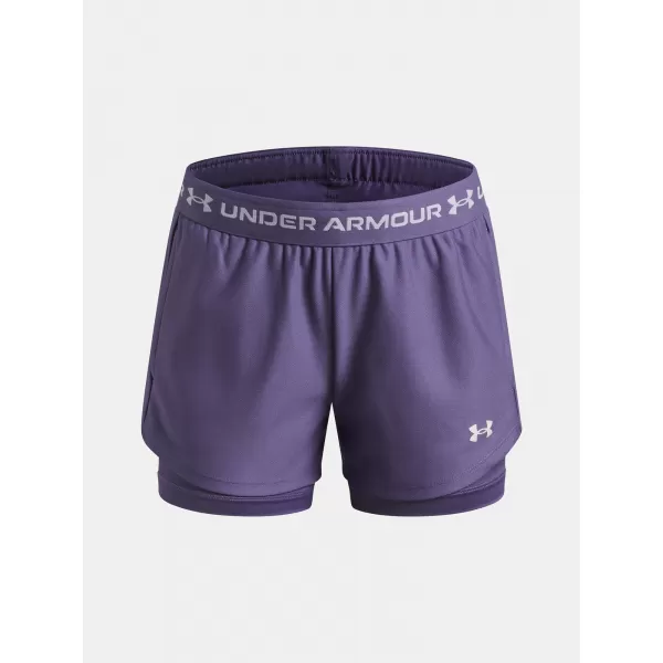  Kratke hlače za djevojčice UNDER ARMOUR UA TECH PLAY UP 2N1 SHORT 6004985-520 LJUBIČASTA 