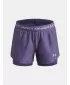 Kratke hlače za djevojčice UNDER ARMOUR UA TECH PLAY UP 2N1 SHORT 6004985-520 LJUBIČASTA