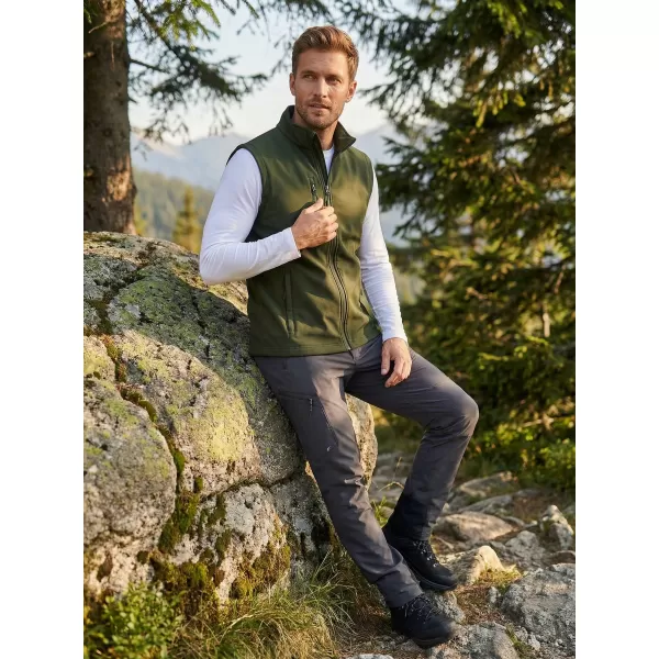  Muški softshell prsluk ALTISPORT NoPrint NP/ALM865 VOJNOG 