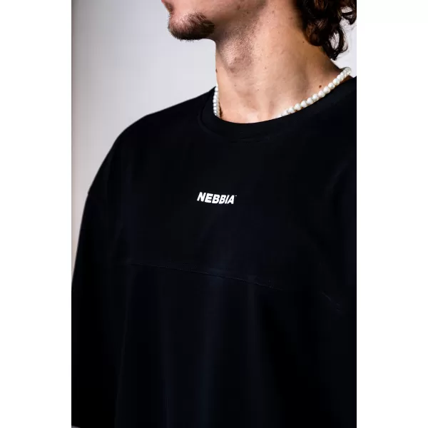  Oversized majica POWER 898 BLACK Nebbia 
