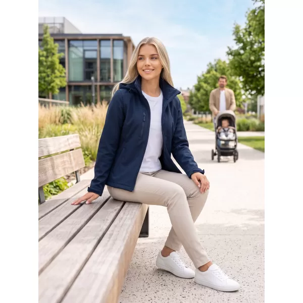  Ženska softshell jakna ALTISPORT NoPrint NP/ALW945 TAMNOPLAVA 