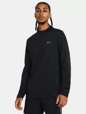 Muška majica kratkih rukava UNDER ARMOUR VANISH ELITE SEAMLESS 1/4 ZP 1382798-001 CRNA