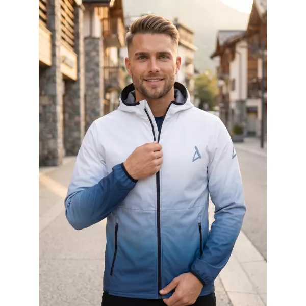  Muška vrhunska softshell jakna ALTISPORT VOJ/ALM126JACK01 TAMNOPLAVA/BIJELA 