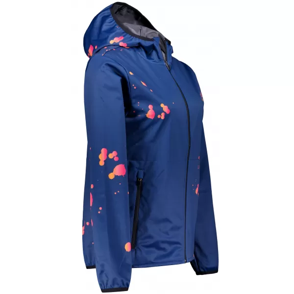  Ženska vrhunska softshell jakna ALTISPORT VOJ/ALW077JACK01 TAMNOPLAVA/NARANČASTA 
