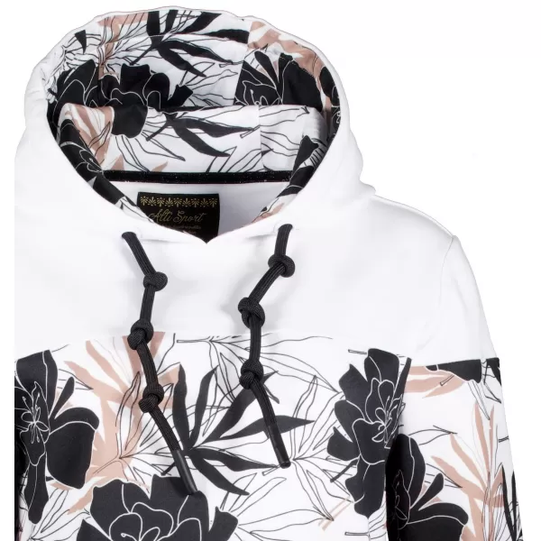  Ženski sweatshirt ALTISPORT HETHER CRNO/BIJELO 