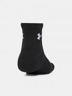 Čarape UNDER ARMOUR PERFORMANCE COTTON 3P QTR 6009686-008 CRNA