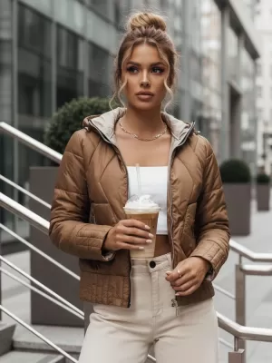 Ženska jakna DSTREET TY4206 SMEĐA