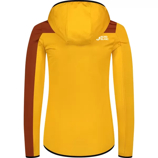  Ženska powerfleece majica NORDBLANC RIVA NBWFL8292 JANTAR 