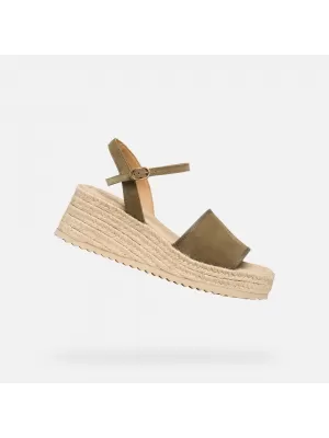 Ženske sandale GEOX ALEMERIA G012886 KAKI