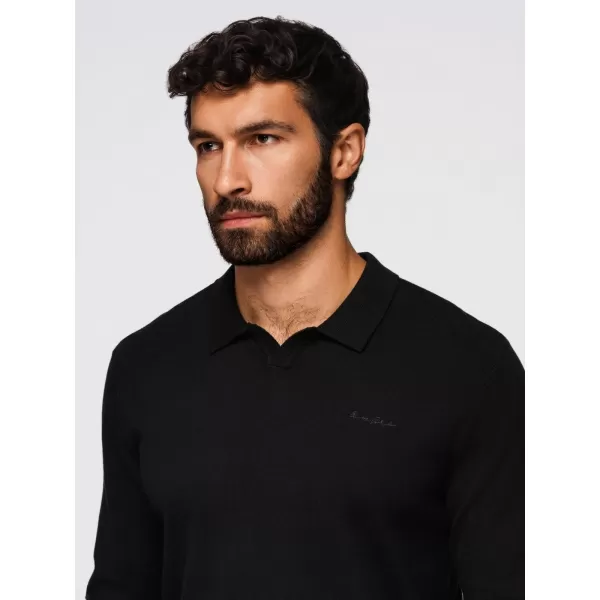  Muški pulover OMBRE OM-POLS-0140 CRNA 
