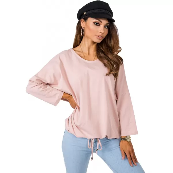  Ženska bluza BASIC FEEL GOOD TP-BZ-5472.00P JARKO RUŽIČASTA 