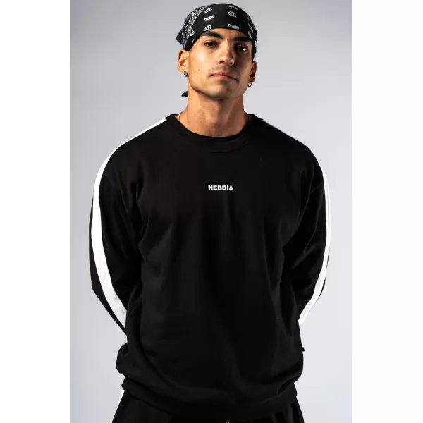  Hoodie opuštenog kroja POWER 903 BLACK Nebbia 