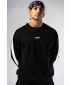 Hoodie opuštenog kroja POWER 903 BLACK Nebbia