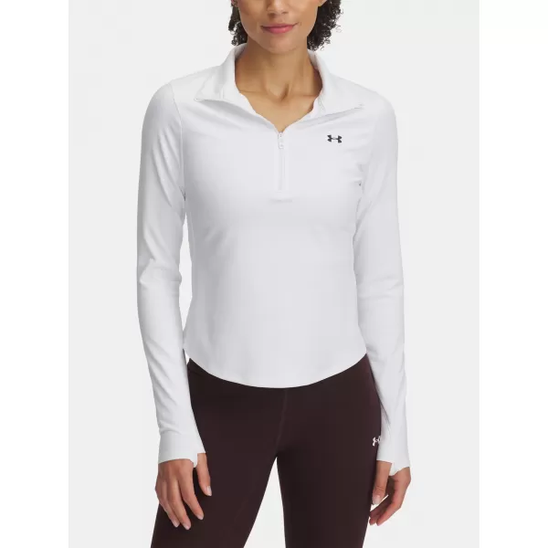  Ženska majica kratkih rukava UNDER ARMOUR MOTION 1/2 ZIP EMEA 6001618-100 BIJELA 