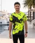 Muška premium majica ALTISPORT VOJ/ALM131TR01 FLUO ŽUTO/CRNO