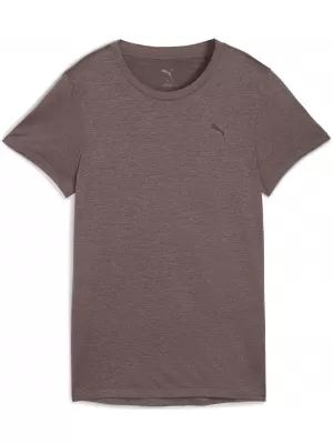 Ženska majica kratkih rukava PUMA W TAD ESSENTIAL HEATHER TEE 525891-88 GROŽĐICA VRIJESAK