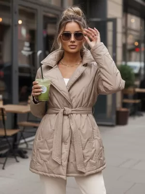 Ženska jakna DSTREET TY5589 KARAMELA