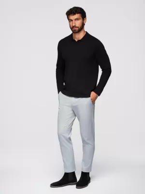 Muški pulover OMBRE OM-POLS-0140 CRNA