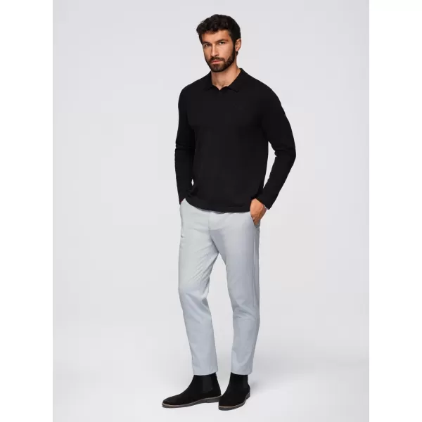  Muški pulover OMBRE OM-POLS-0140 CRNA 