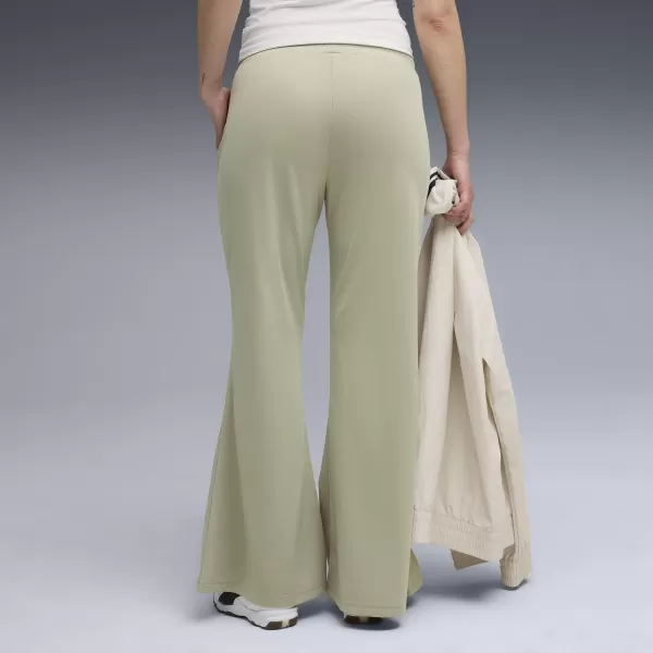  Ženske hlače PUMA WARDROBE ESS FLARED PANTS 632045-82 LUX VOJSKA 