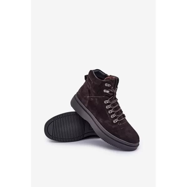  Muške cipele BIG STAR OO174189 SMEĐA/BEŽ Big Star Shoes 