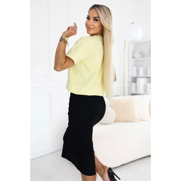  Ženska bluza NUMOCO 665-1 MASLAC ŽUTI 