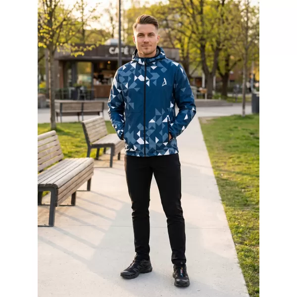  Muška vrhunska softshell jakna ALTISPORT VOJ/ALM108JACK01 TAMNOPLAVA/BIJELA 