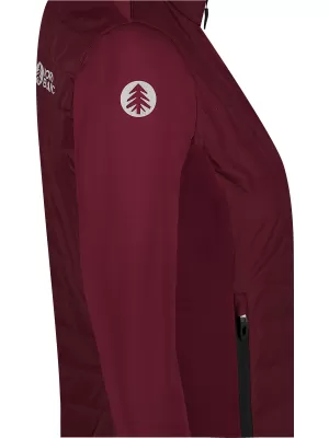 Ženska sportska jakna NORDBLANC HINTER NBWJL8361 TAMNOCRVENA