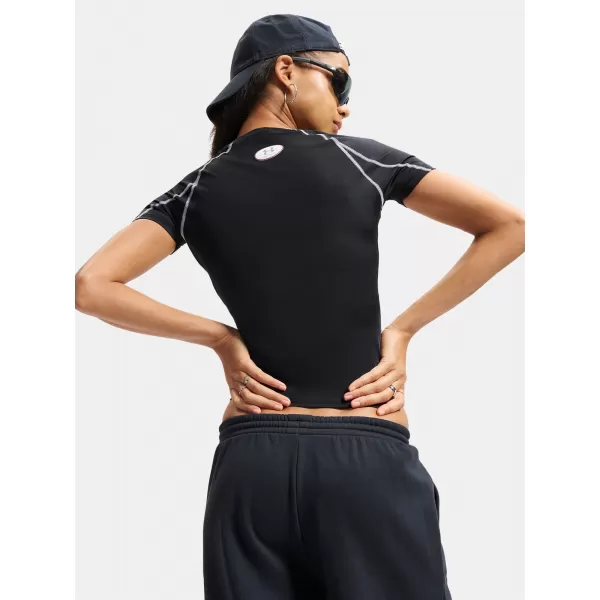  Ženska majica kratkih rukava UNDER ARMOUR HEATGEAR ELITE SS 6015368-008 CRNA 
