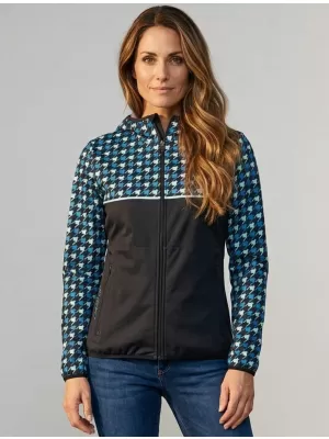 Ženska vrhunska softshell jakna ALTISPORT VOJ/ALW048JACK01 CRNA I PLAVA