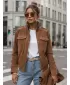 Ženska jakna DSTREET TY5644 SMEĐA